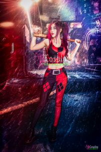 Đồ Harley Quinn Đỏ Đen