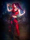 Trang Phục Harley Quinn Đỏ Đen
