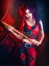 Trang Phục Harley Quinn Đỏ Đen
