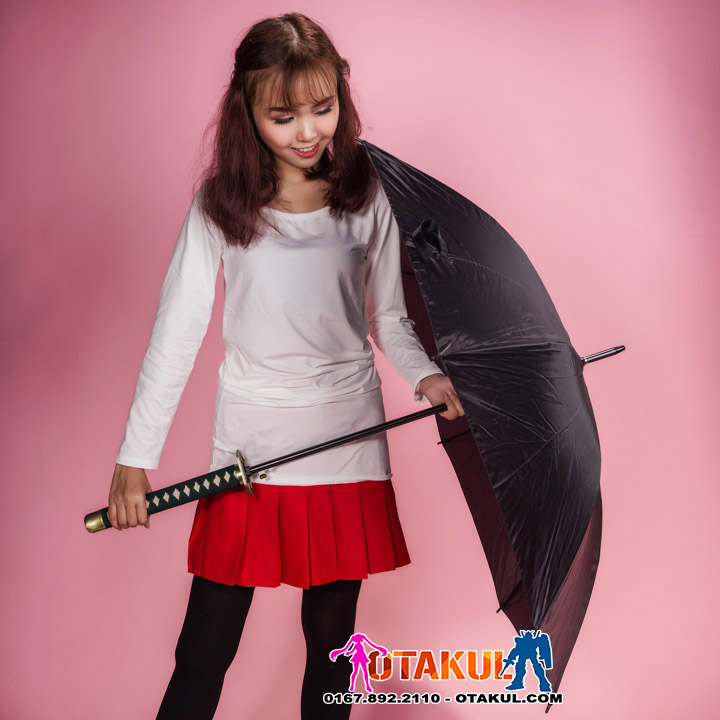 Dù Cầm Tay Cán Kiếm