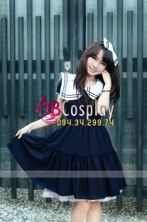 Sailor Lolita Xanh Đen 5