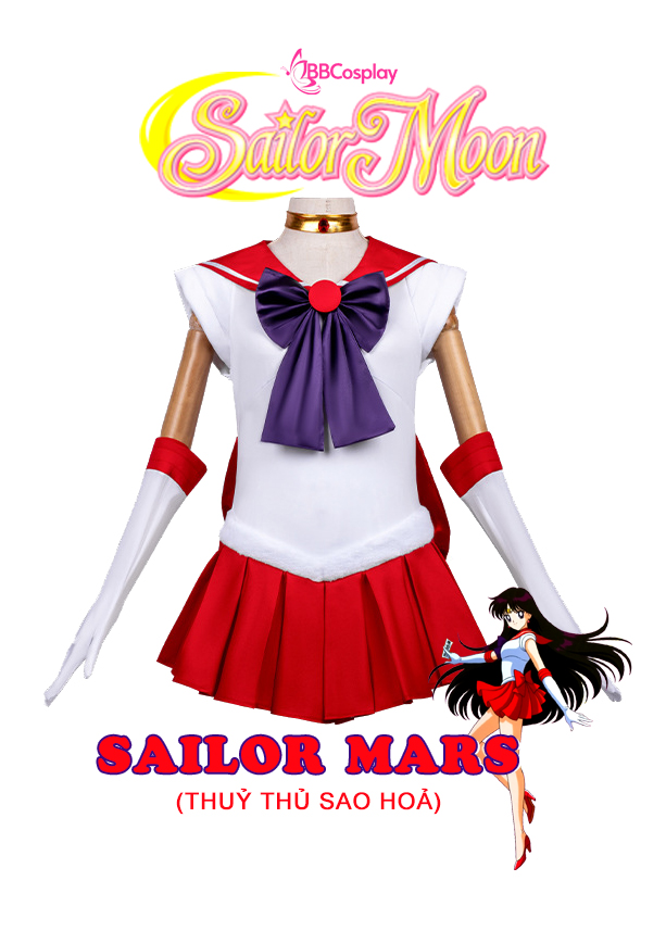 Đồ Cosplay Thủy Thủ Sao Hỏa Hino Rei - Sailor Mars