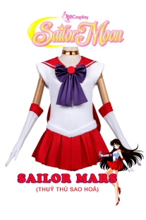 Trang Phục Thủy Thủ Sao Hỏa Hino Rei - Sailor Mars
