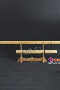 Giá Để Kiếm Gỗ Vàng Tự Nhiên Nguyên Khối 3 Tầng