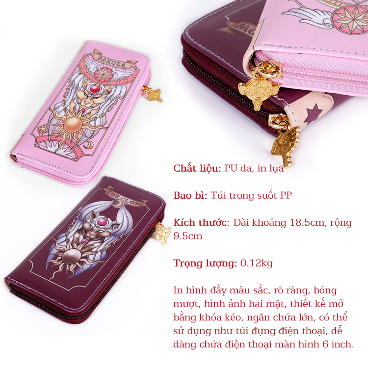 Ví Sakura Loại - Bóp Sakura Dây Kéo