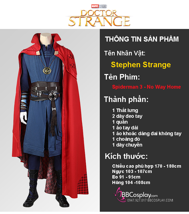 Trang Phục Dr. Strange - Phù Thủy Tối Thượng