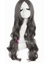 Tóc Giả Xám Dài Xoăn