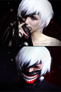 Tóc Giả Nam Ngắn Kaneki Ken Tokyo Ghoul