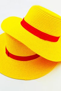 Nón Luffy (Mũ Rơm Luffy) 35Cm - Màu Vàng