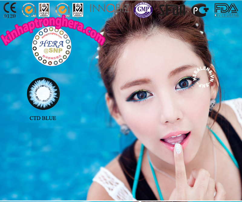 Kính Áp Tròng Xanh Dương - Blue (CTD260)