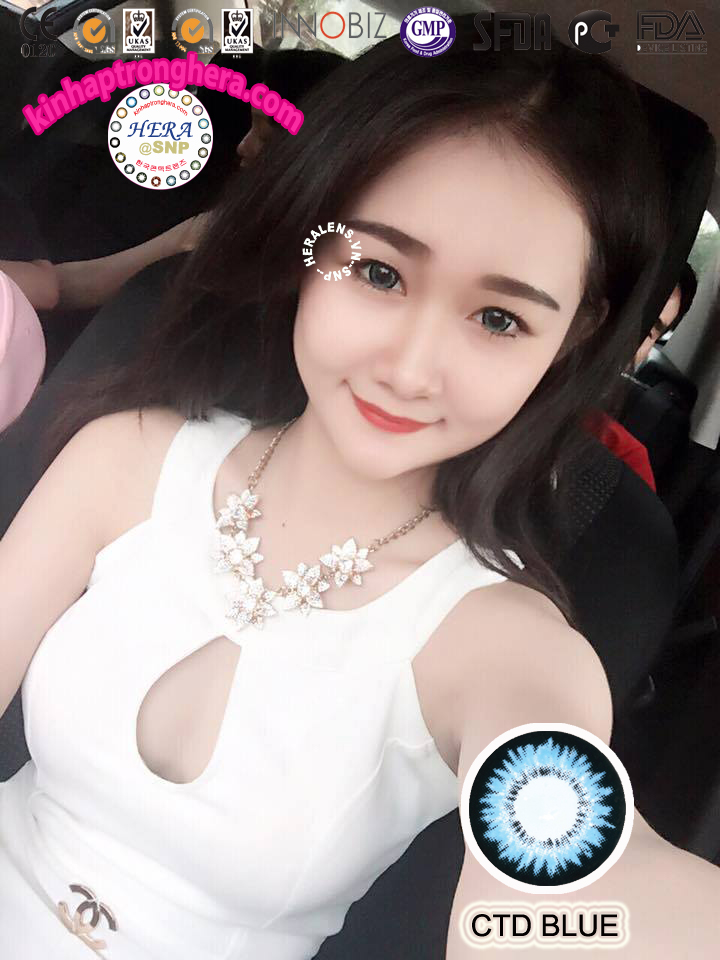 Kính Áp Tròng Xanh Dương - Blue (CTD260)