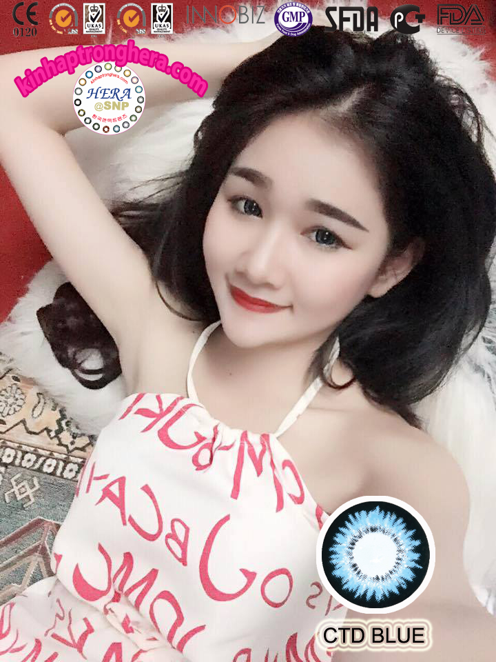 Kính Áp Tròng Xanh Dương - Blue (CTD260)