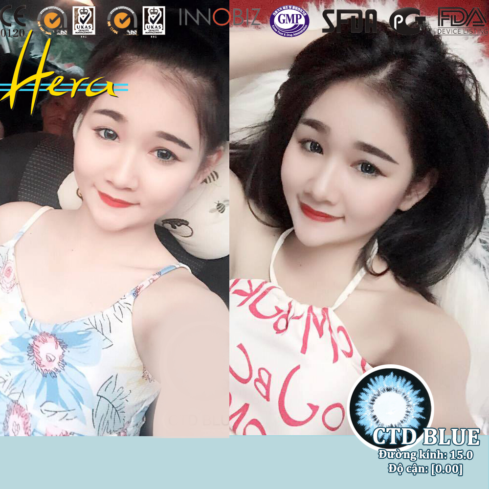 Kính Áp Tròng Xanh Dương - Blue (CTD260)