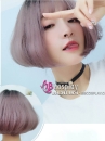 Tóc Ngắn Ombre Tím Khói