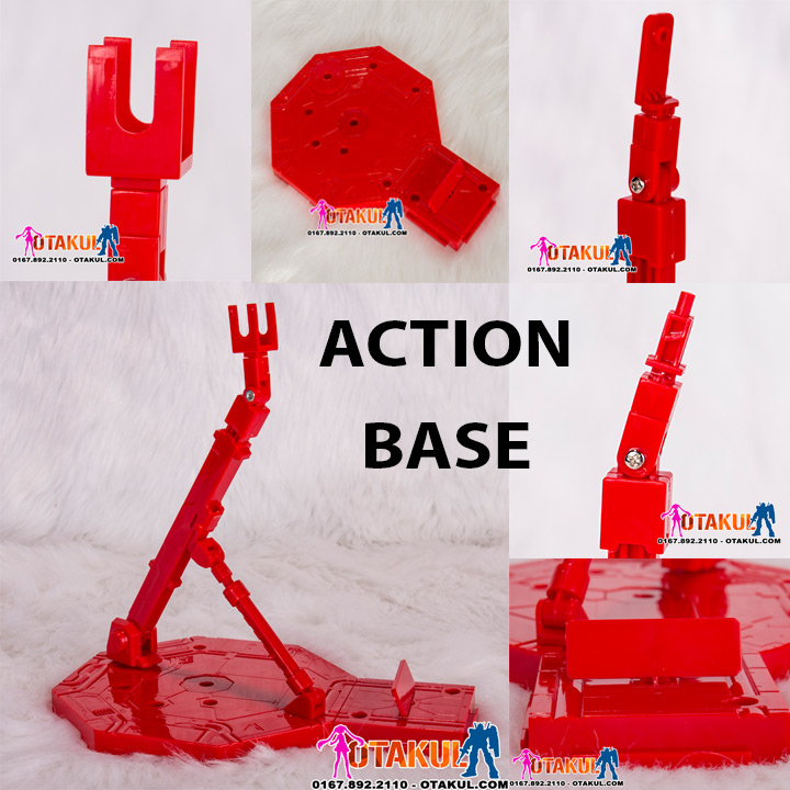 Action Base Cho Gunpla - Đỏ Đậm