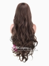 Tóc Nâu Xoăn Màu Socola Máu Xéo