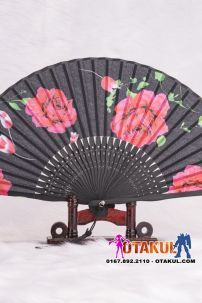 Chân Để Quạt Xòe - Chân Để Quạt Xếp - Giá Để Quạt (Nâu)