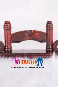 Chân Để Quạt Xòe - Chân Để Quạt Xếp - Giá Để Quạt (Nâu)