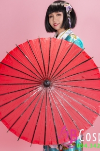 Dù Đỏ - Ô Đỏ Giấy Nhật Bản Wagasa