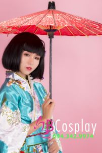 Dù Giấy Đỏ Hoa Đào -Dù Nhật Bản Wagasa