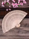 Quạt Xếp Gỗ Trơn 20Cm