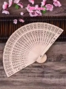Quạt Xếp Gỗ Trơn 20Cm