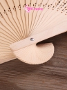 Quạt Xếp Gỗ Trơn 20Cm