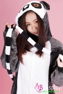 Trang Phục Thú Liền Thân Vượn Cáo Cho Người Lớn Và Bé