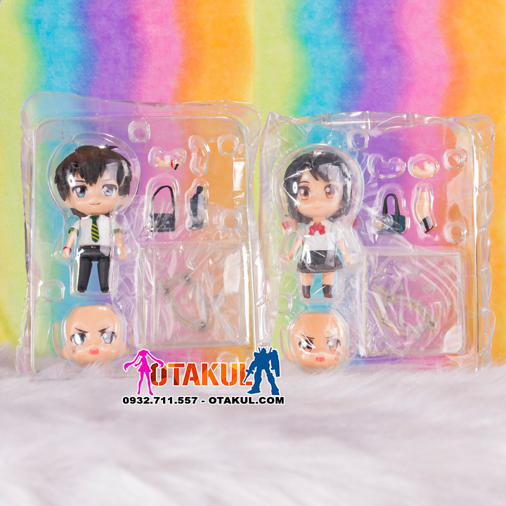 Combo Mô Hình Nendoroid 802 & 801 : Mitsuha Miyamizu & Taki Tachibana - Kimi No Na Wa