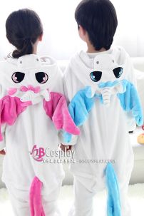Trang Phục Thú Unicorn Cho Bé - Màu Hồng - Màu Xanh Dương