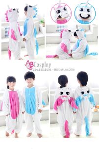 Trang Phục Thú Unicorn Cho Bé - Màu Hồng - Màu Xanh Dương