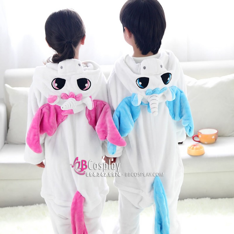 Đồ Thú Unicorn Cho Bé - Màu Hồng - Màu Xanh Dương