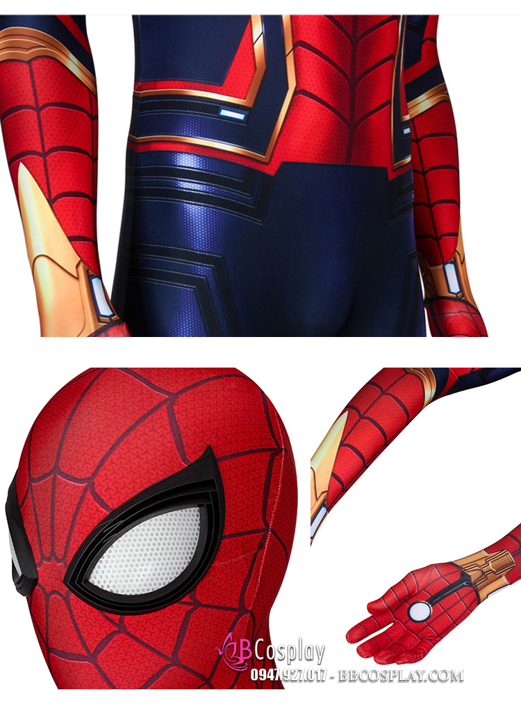 Trang Phục Người Nhện Spider Man - Avenger Nhện Infinity War