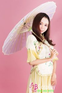 Dù Vải Cán Tre Giá Rẻ Nhiều Màu