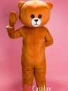 Trang Phục Mascot Gấu Brown Màu Nâu