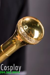 Gậy Quý Tộc Vàng Đầu Tròn Trơn