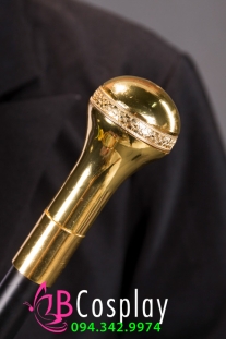 Gậy Quý Tộc Vàng Đầu Tròn Trơn