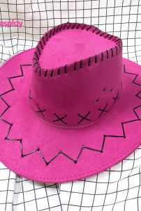 Nón Cao Bồi -  Hồng