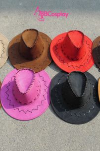 Nón Cao Bồi -  Hồng