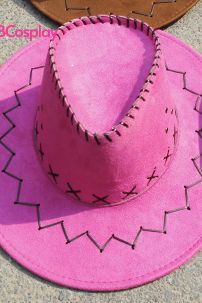 Nón Cao Bồi -  Hồng