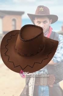 Nón Cao Bồi - Nâu Nhạt