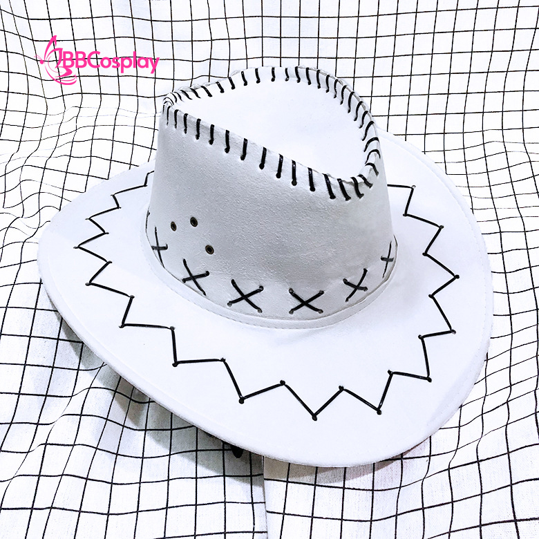 Nón Cao Bồi Màu Trắng - Cowboy