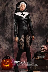 Đồ Valak Ma Sơ Sexy Vải Da