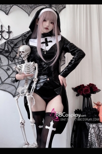 Trang Phục Valak Ma Sơ Sexy Vải Da