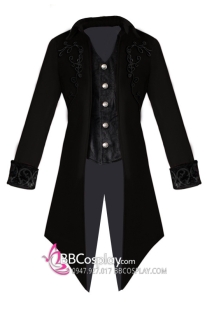 Vest Dracula Halloween Đen Gothic