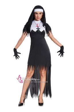 Đầm Valak The Nun Gothic Halloween Costume