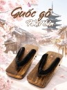 Guốc Gỗ Nhật Nam Nữ Các Loại Đế Thấp