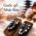 Guốc Gỗ Nhật Nam Nữ Các Loại Đế Thấp