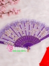 Quạt Ren Vải Tím