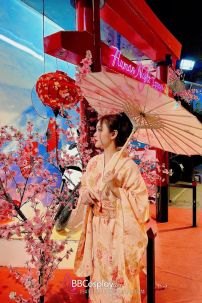 Yukata YEN Gấm Hoa Hồng